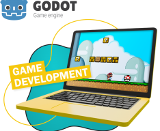 Godot.  Основа создания легендарных игр - КИБЕРшкола программирования для детей, компьютерные курсы для школьников, начинающих и подростков - KIBERone г. Иркутск