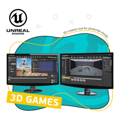 Unreal Engine 4. Игровой движок - КИБЕРшкола программирования для детей, компьютерные курсы для школьников, начинающих и подростков - KIBERone г. Иркутск