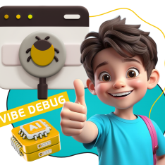 Тестирование & Vibe Debug. Охотники за багами - КИБЕРшкола программирования для детей, компьютерные курсы для школьников, начинающих и подростков - KIBERone г. Иркутск