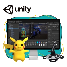 Мир игр на Unity 2D на популярном движке + AI-помощники - КИБЕРшкола программирования для детей, компьютерные курсы для школьников, начинающих и подростков - KIBERone г. Иркутск